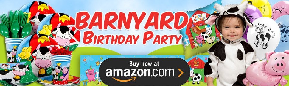 Barnyard Personalized Party Supplies