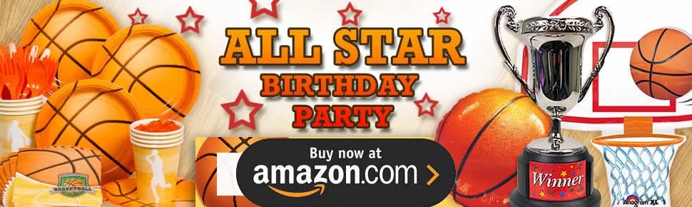 Spalding Basketball Party Supplies