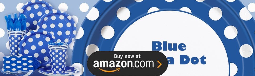 Blue Dots Party Supplies