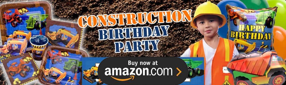 Construction Trucks Party Supplies