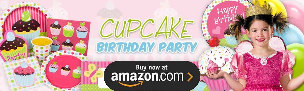 Cupcake Birthday Party Supplies