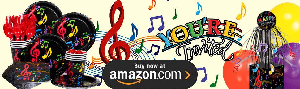 Dancing Music Party Supplies