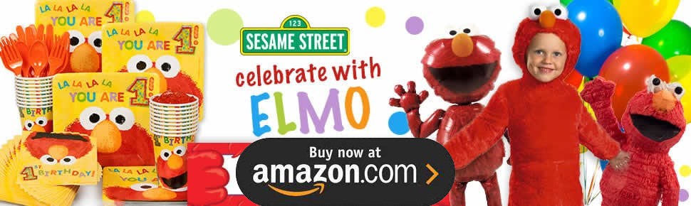 Elmos 1st Birthday Party Supplies
