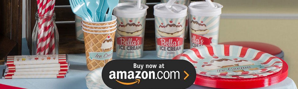 Ice Cream Parlor Party Supplies