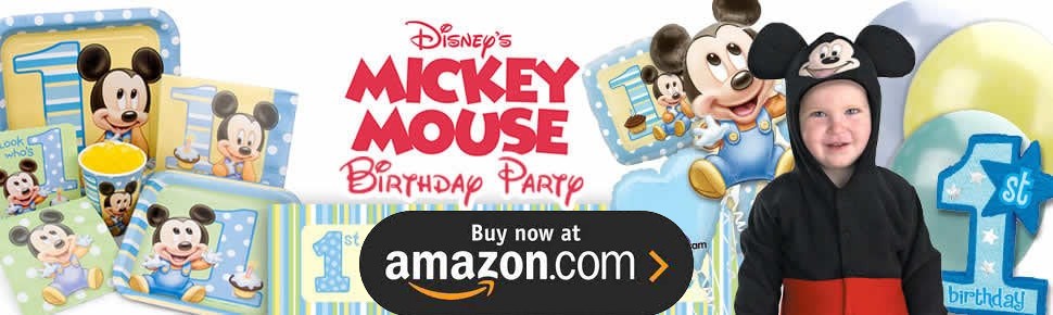 Mickeys 1st Birthday Party Supplies