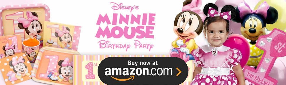 Minnie Mouse 1st Birthday Party Supplies