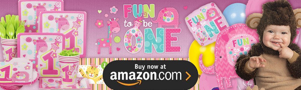 One is Fun Girl Party Supplies