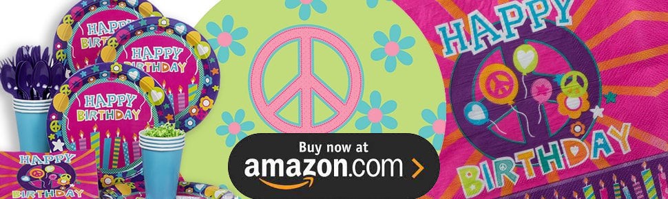Peace Love Party Supplies