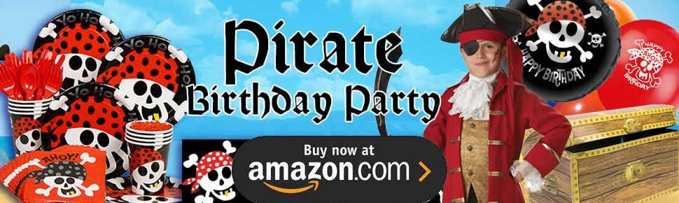 Pirate Ship Treasure Map Party Supplies