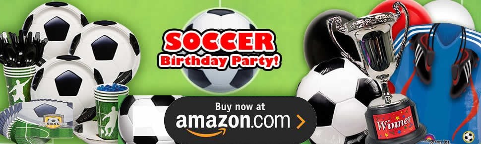 Soccer Personalized Party Supplies