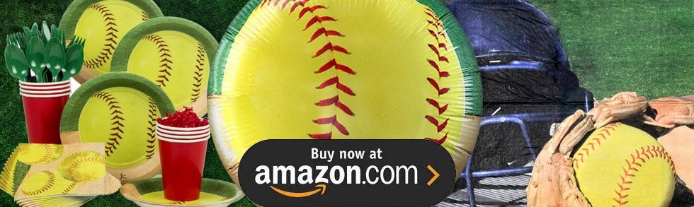Softball Party Supplies