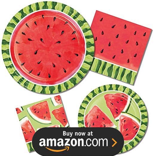 Summer Seeds Watermelon Party Supplies
