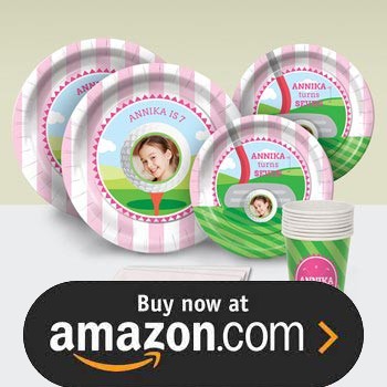 Tee Time Pink Party Supplies