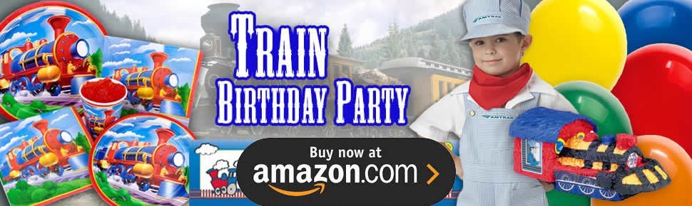 Train Party Supplies