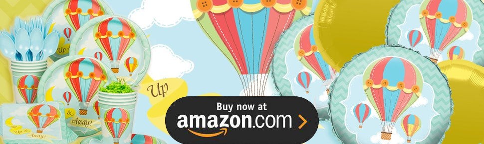 Hot Air Balloon Party 1st Birthday Party Supplies