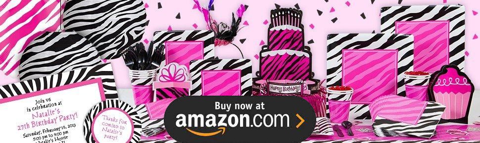 Zebra Party Supplies